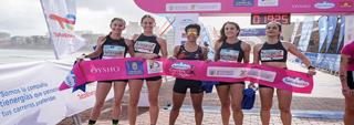 Las Palmas de Gran Canaria se tiñó de rosa con la Carrera de la Mujer