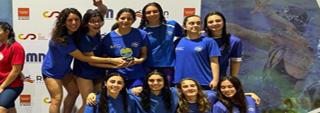 Las chicas Club Natación Pozuelo, campeonas Copa Madrid de Clubes