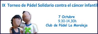 El Club de La Moraleja acogerá el noveno Torneo de Pádel Solidario