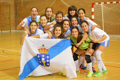 Parla: Galicia gana el Nacional de Fútbol Sala femenino Sub- 17