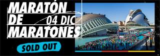 El Maratón de Valencia agota los 30.000 dorsales de su 42 edición
