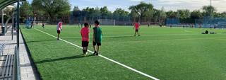 Leganés: el 2º campo de fútbol de Julián Montero estrena césped