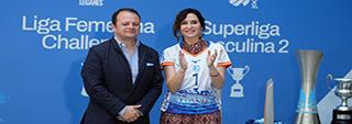 Díaz Ayuso felicita al Baloncesto y Voleibol de Leganés por ascender