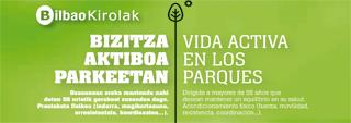 Programa Vida activa en los parques para los bilbaínos mayores de 55 