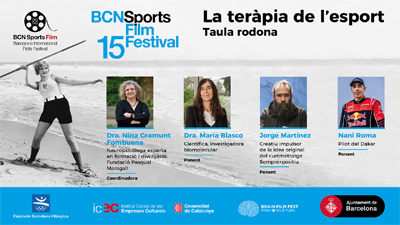 Nani Roma y Laura Ester apoyan el 15º BCN Sports Film Festival