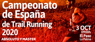 El Paso (La Palma): Nacional Trail Running Absoluto y Master 2020